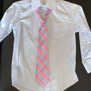 J. Khakis Pink and Blue young boys tie